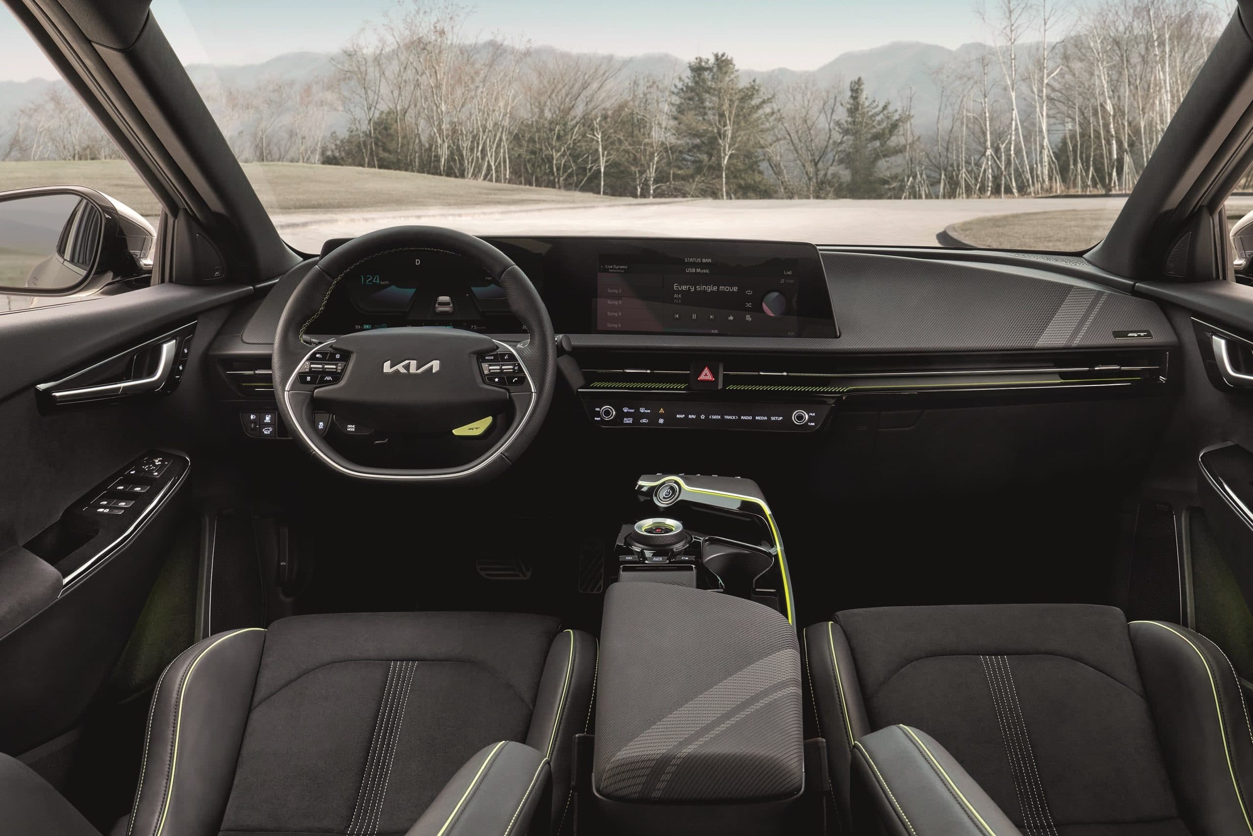 Elektromobil Kia EV6 GT, interiér