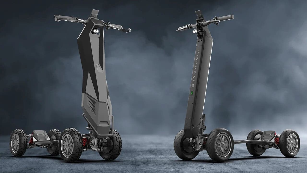 Dragonfly Hyperscooter a nabízené varianty