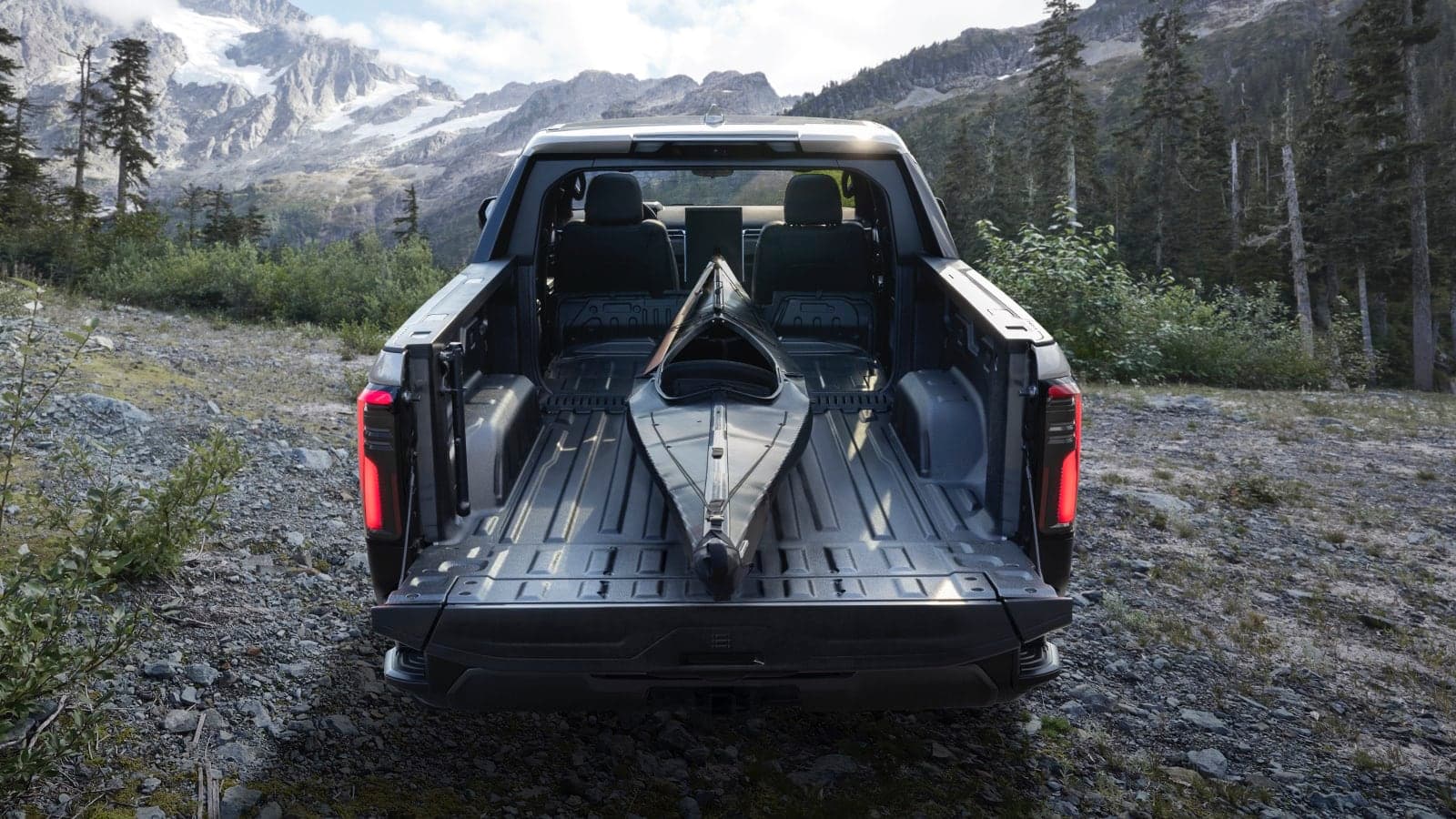 Nákladový prostor u GMC Sierra EV 2024