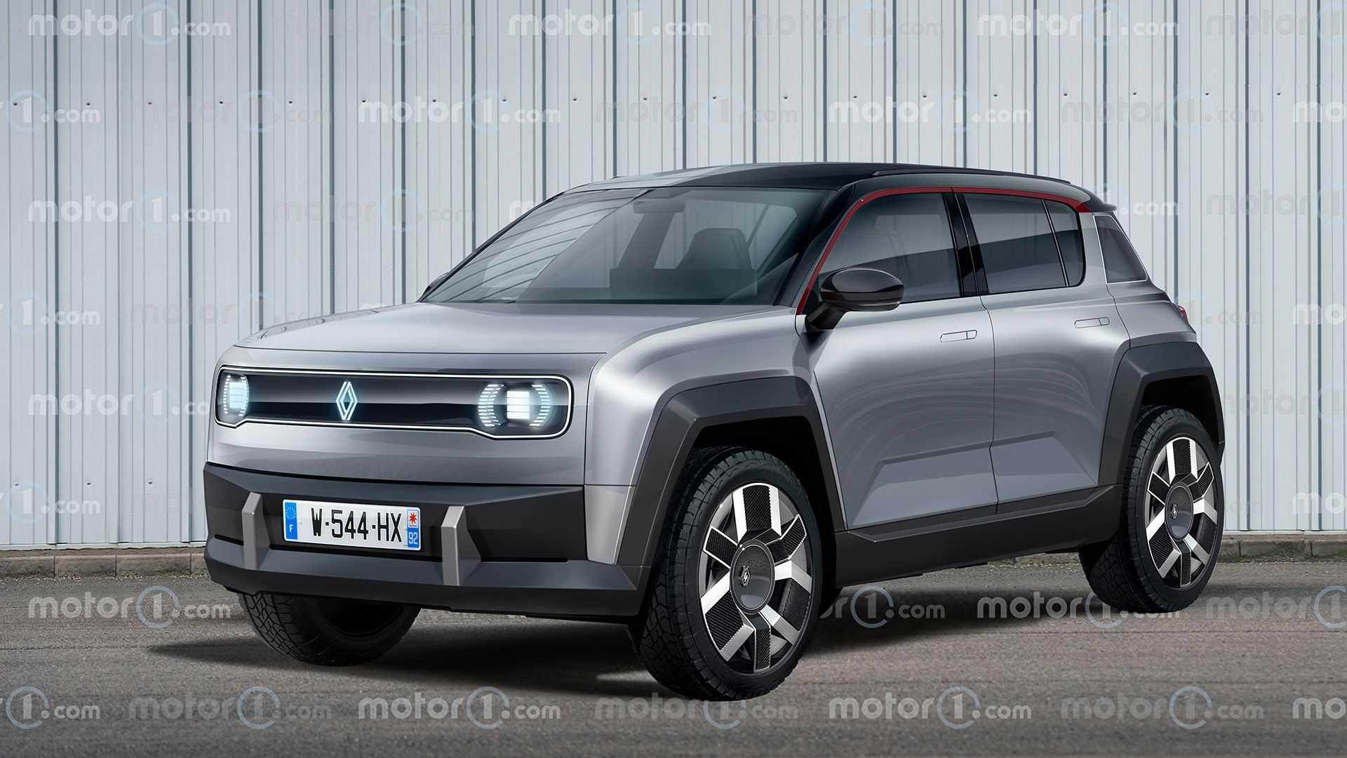 Renault 4 a neoficiální render