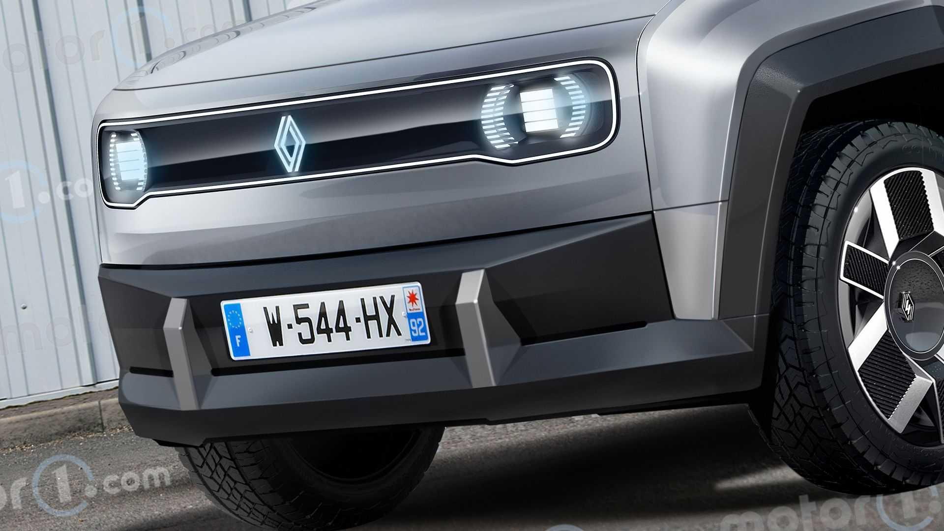 Renault 4 a neoficiální render