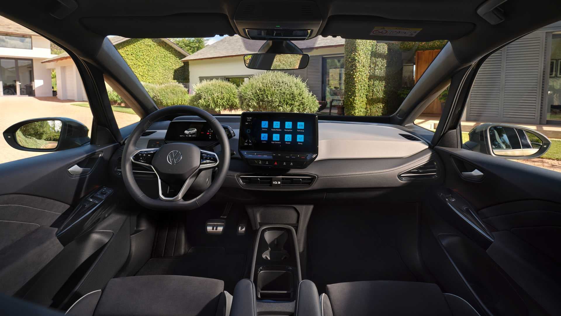 Interiér nového Volkswagenu ID.3 (2023) po faceliftu