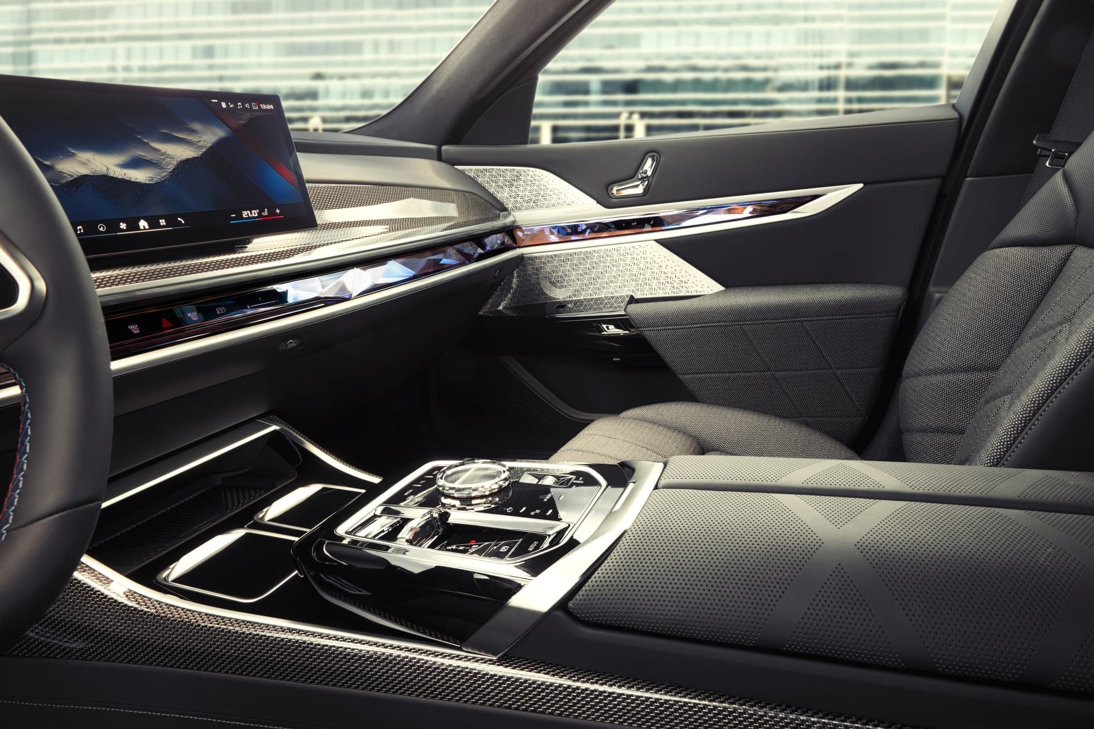 BMW i7 M70 xDrive, interiér