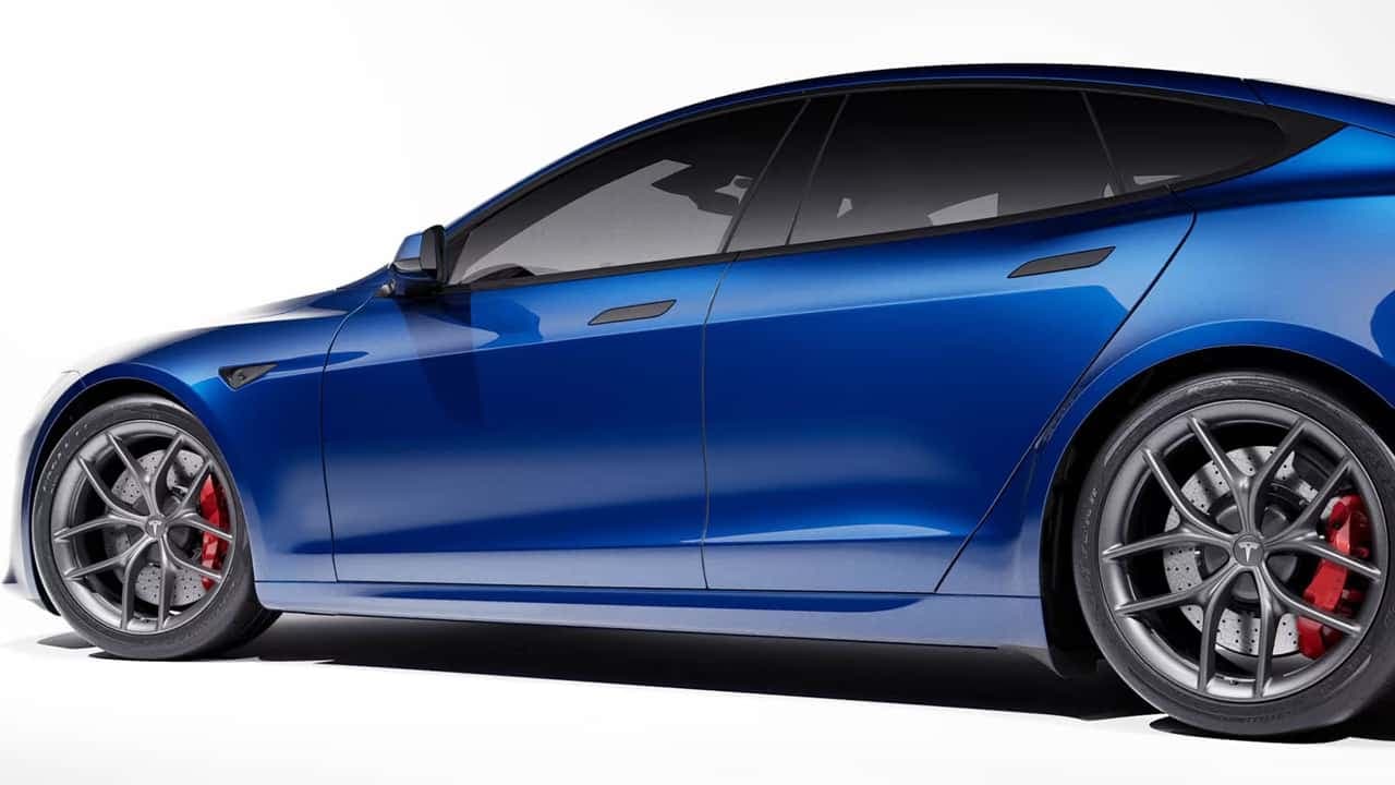 Nový balíček Tesla Model S Plaid Track Package