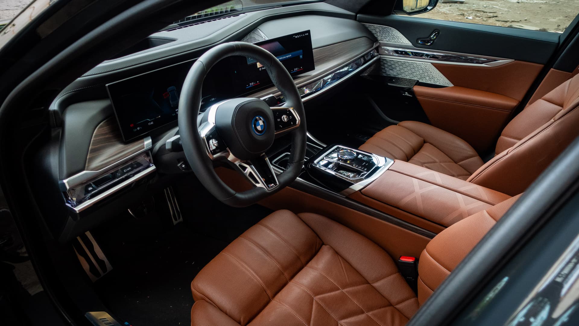 Interiér vozu BMW i7 xDrive60