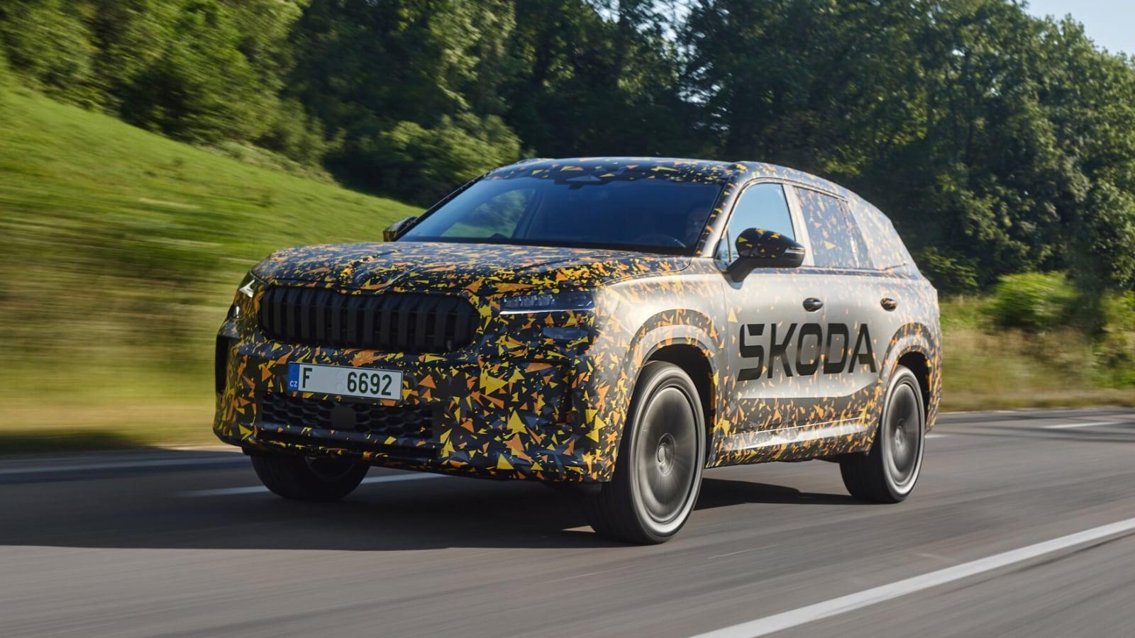 Nová Škoda Kodiaq bude poprvé v elektřině a zaparkujete ji přes aplikaci