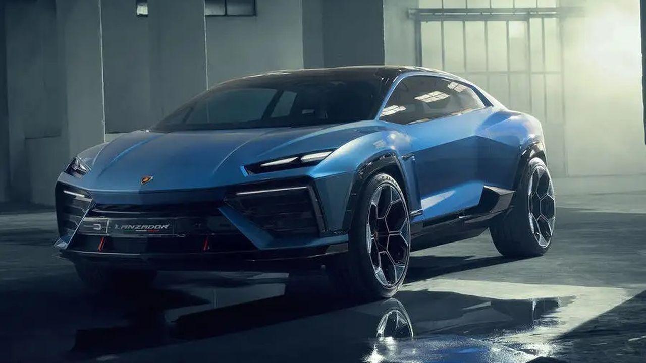 Jde to i bez kapky benzínu? Lamborghini Lanzador je prvním elektromobilem značky