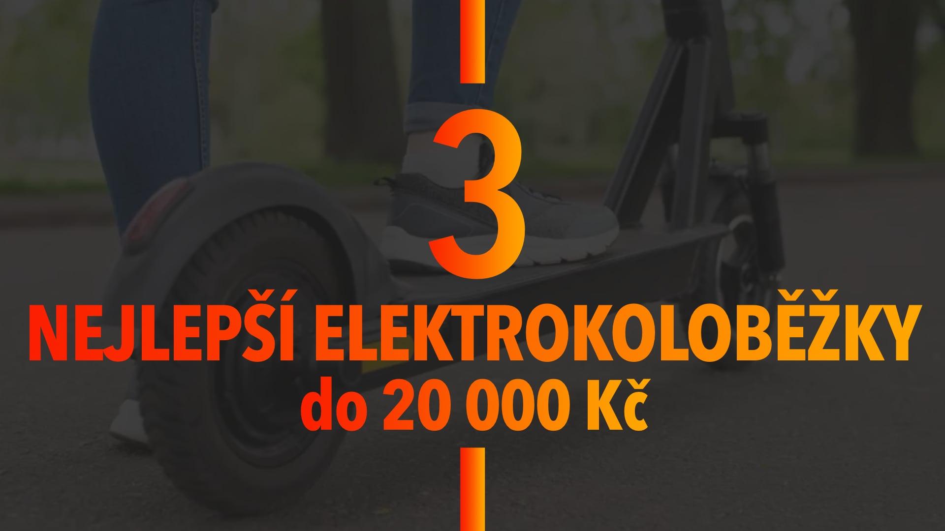 Vybrali jsme 3 nejlepší elektrokoloběžky s cenou do 20 000 Kč