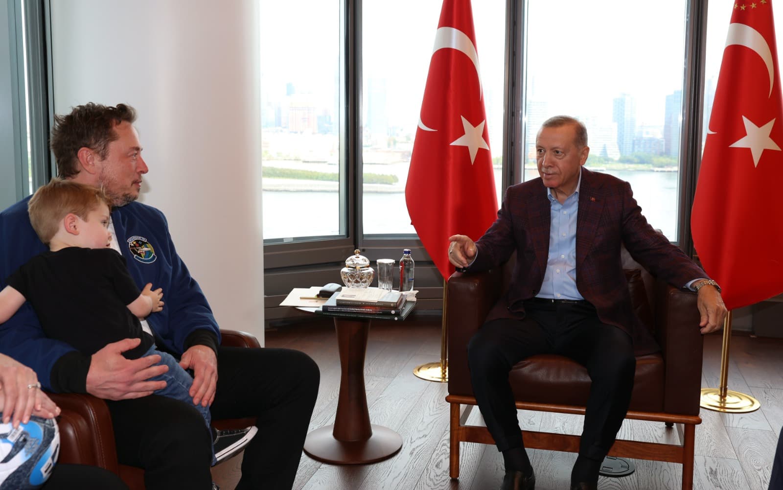 Elon Musk a Recep Tayyip Erdogan