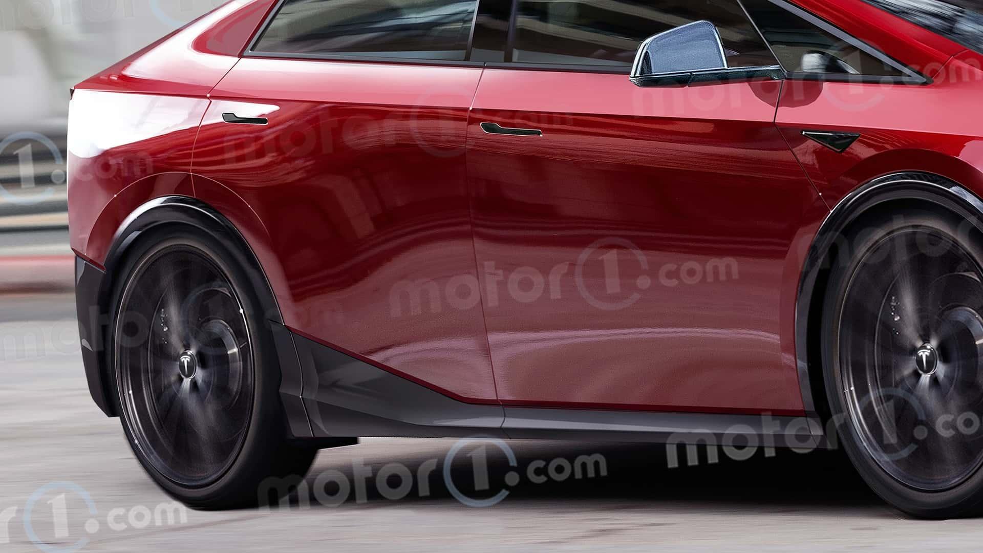 Tesla Model 2 neoficiální render