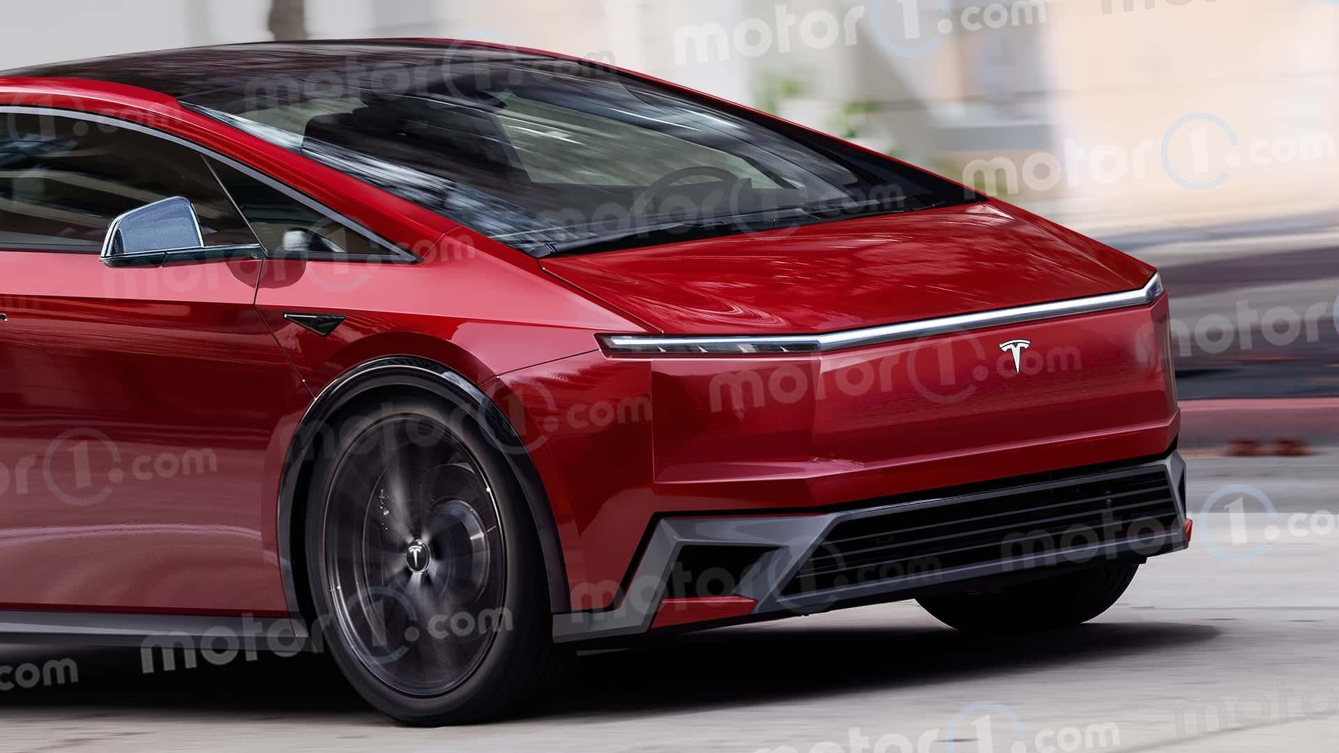 Tesla Model 2 neoficiální render