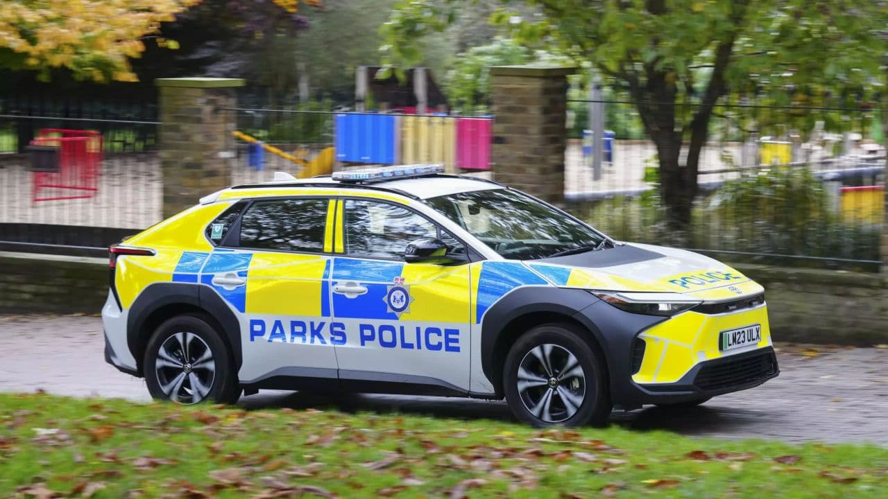 Toyota bZ4X v policejních službách