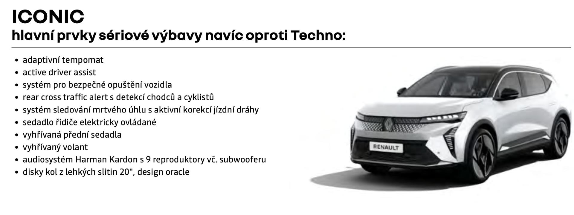 Renault Scenic E-Tech výbava Iconic