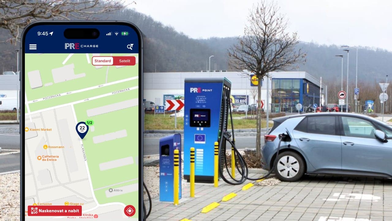 Nová aplikace PREcharge