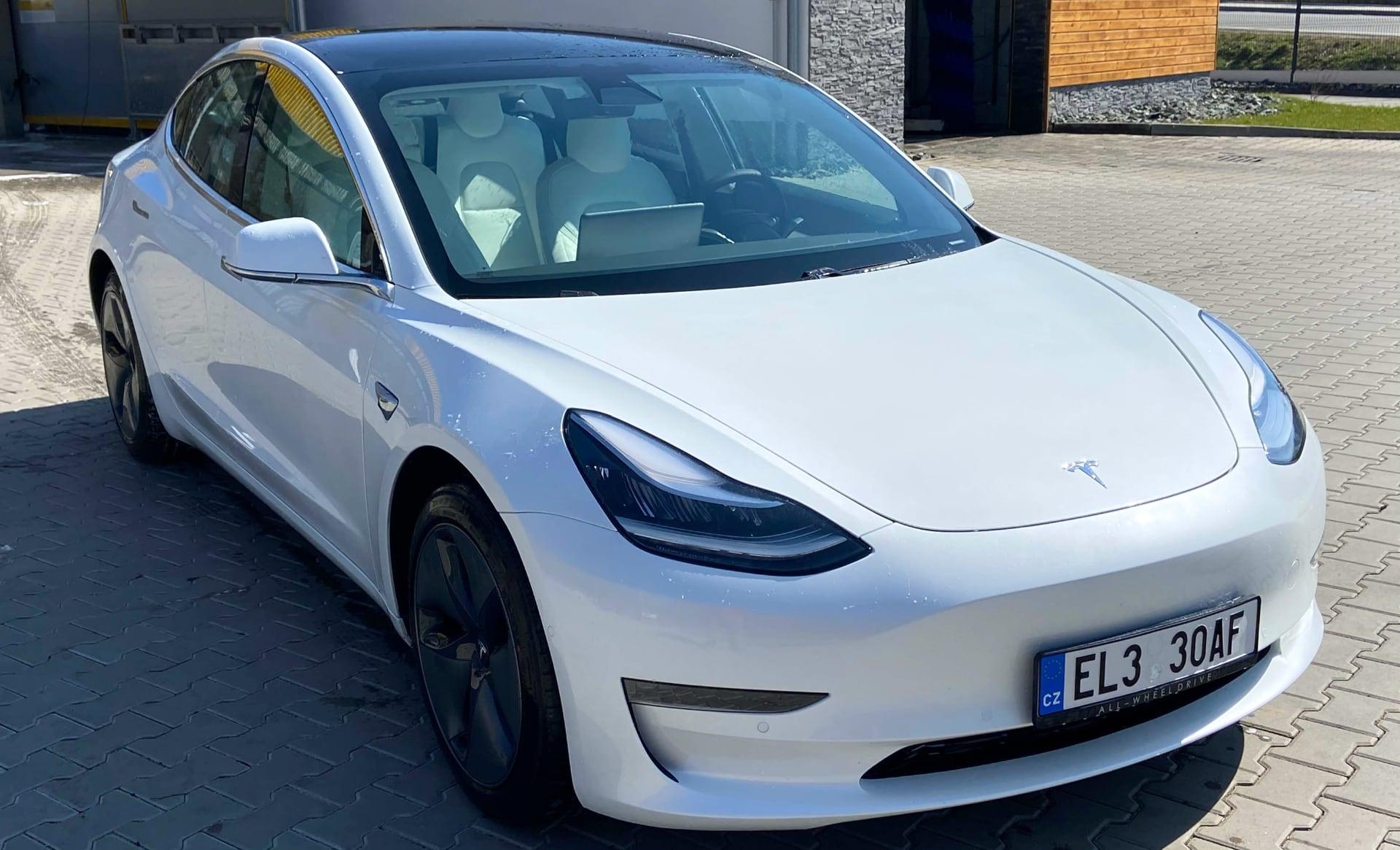 Dotace na Tesla Model 3 pro firmu Respecting s.r.o.