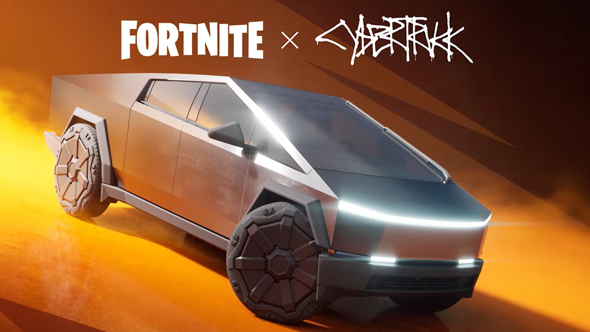 Tesla Cybertruck je nejnovějším přírůstkem ve Fortnite | foto: Epic Games