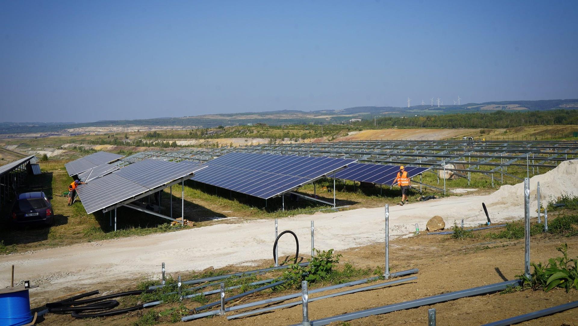 PRE staví největší fotovoltaickou elektrárnu. Výkon 22 MWp zajistí přes 37 tisíc panelů