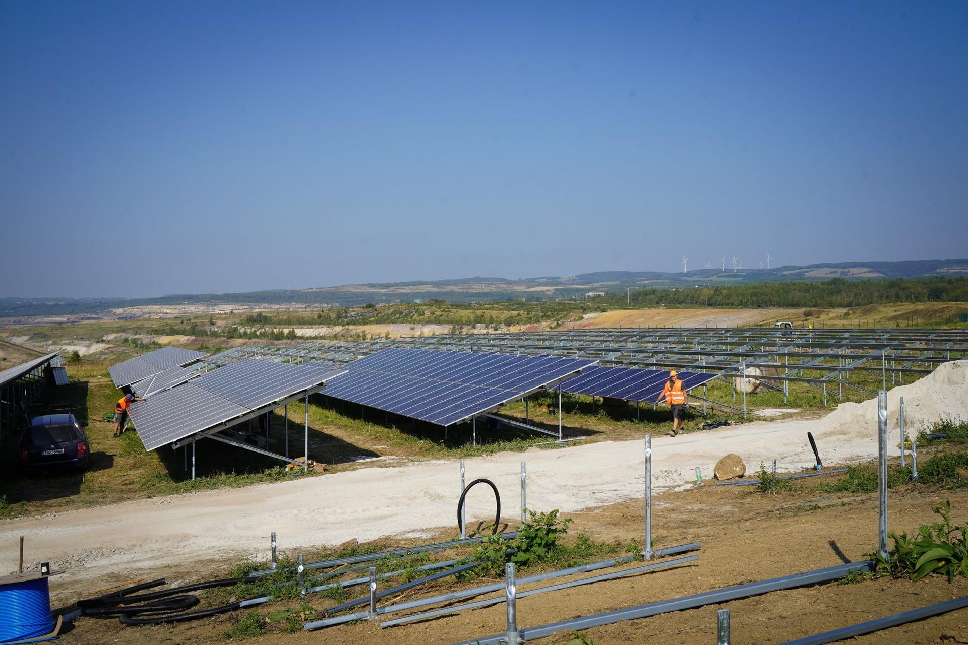 V Novém Sedle vznikne největší solární elektrárna PRE. Foto: PRE