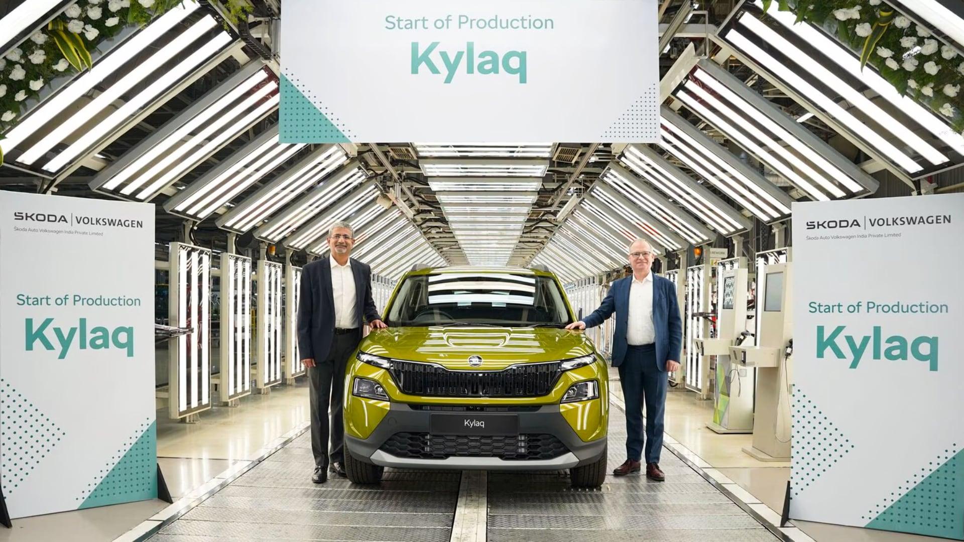 Zahájení výroby vozu Škoda Kylaq | foto: Škoda Auto