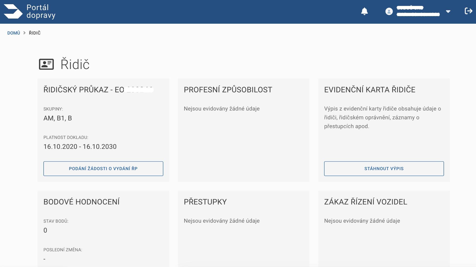 Detail sekce pro řidiče na webu Portál dopravy | foto: Luboš Srb, Elektrickevozy.cz