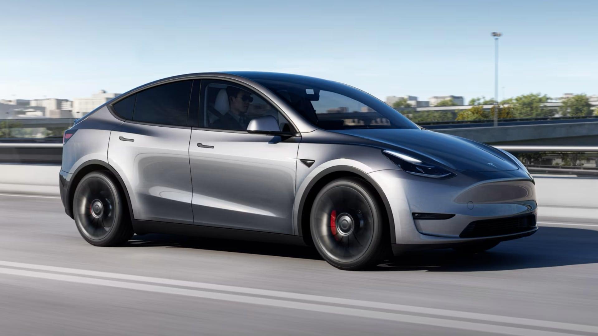 Původní, stará Tesla Model Y (2024) zepředu | foto: Tesla