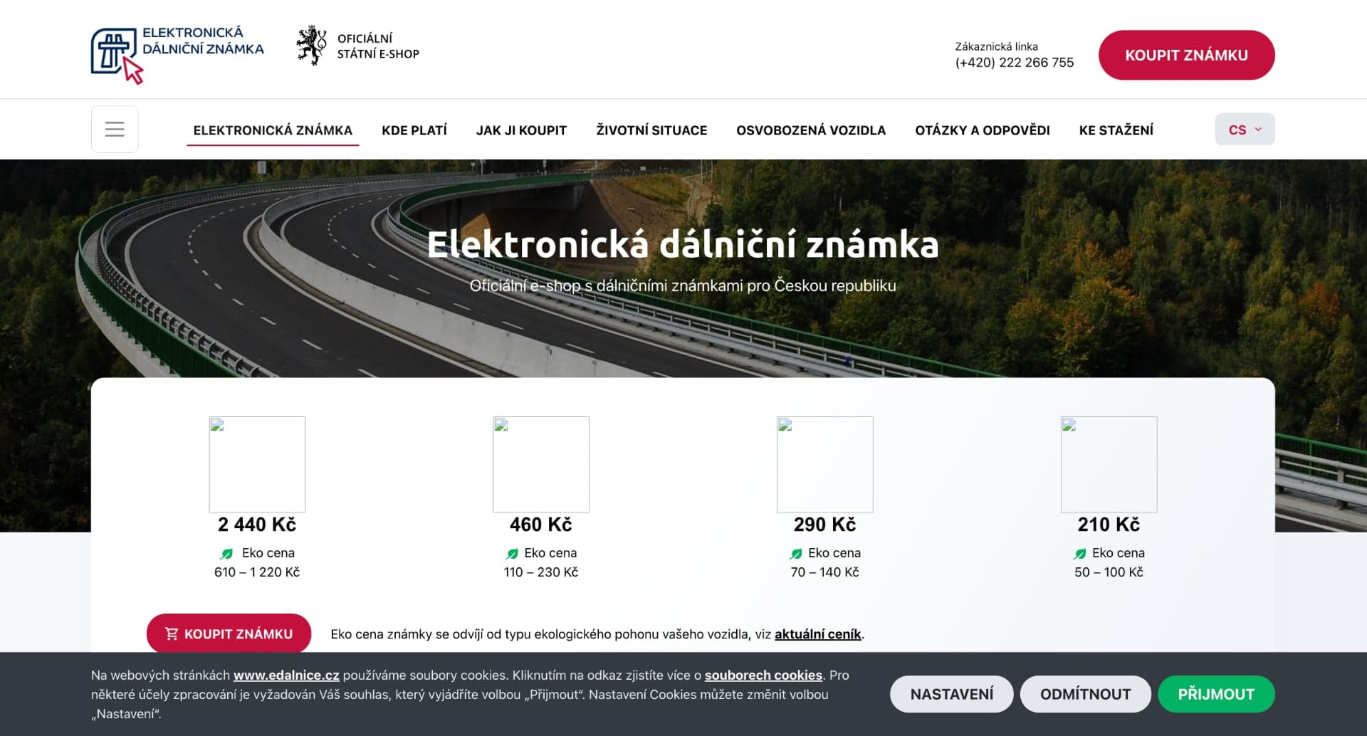 Falešný web edalnices.com | foto: Web Archive