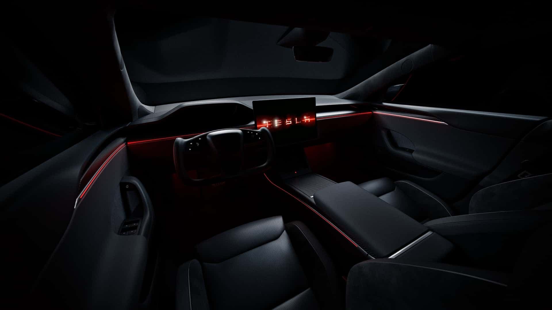 Tesla Model S (2025), interiér | foto: Tesla
