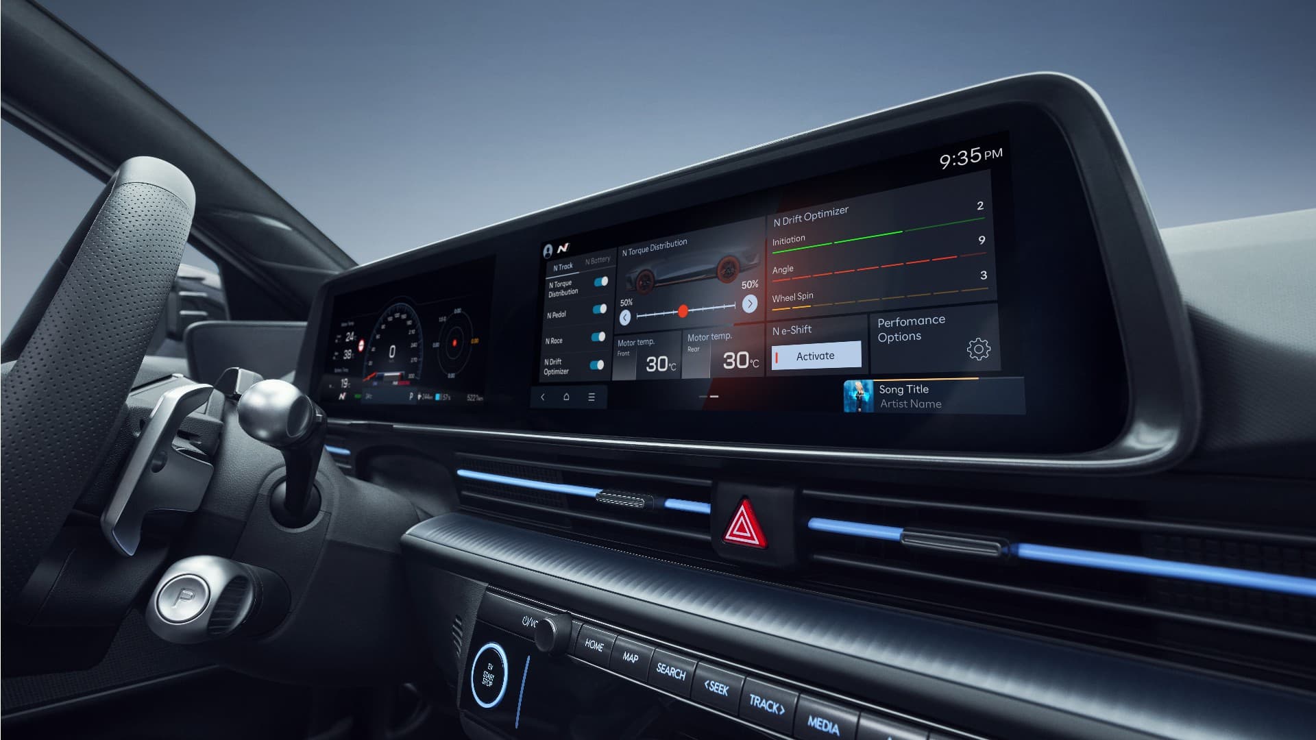 Hyundai Ioniq 6 N, interiér | foto: Hyundai