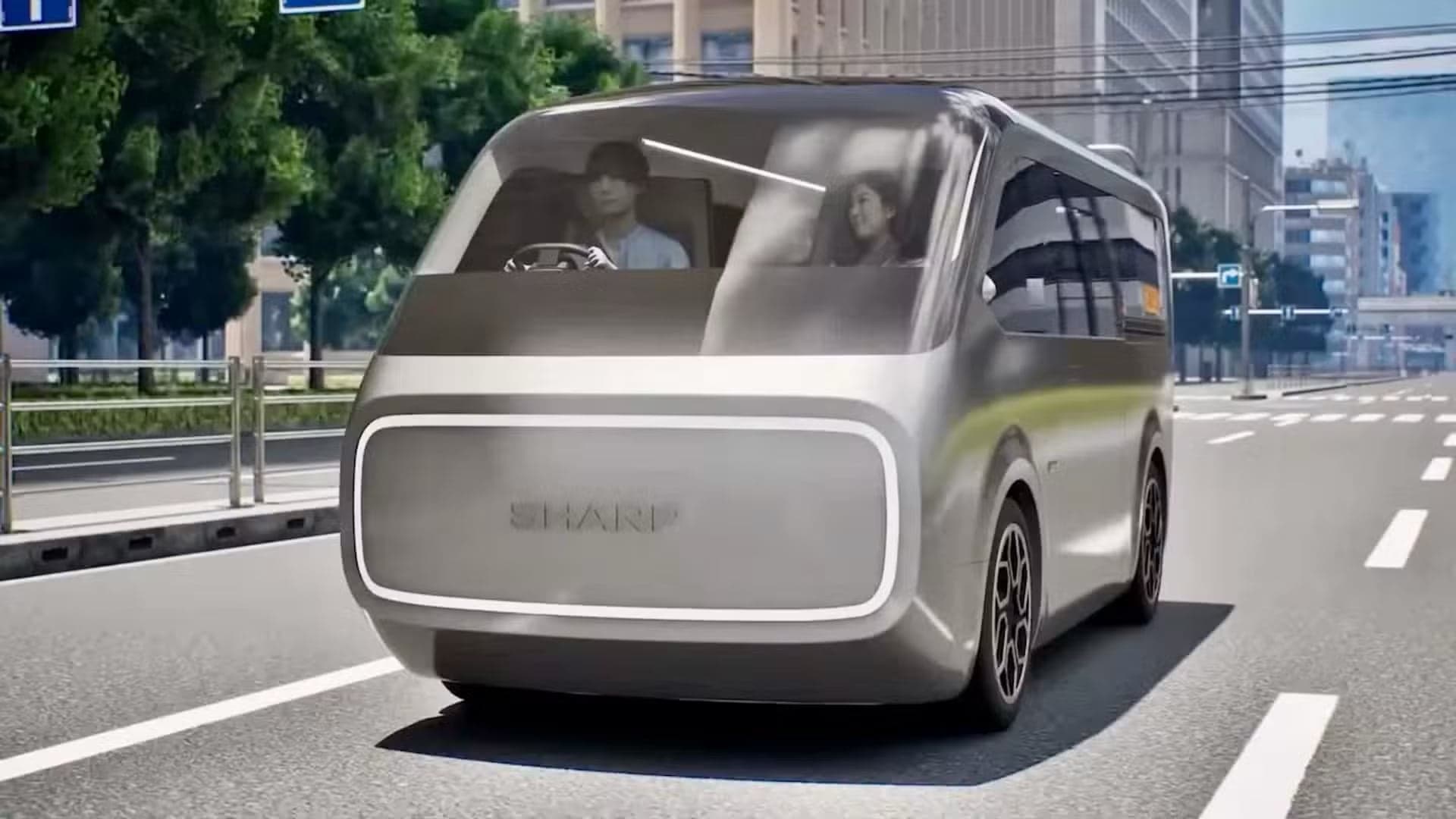 Sharp představil prototyp elektromobilu | Zdroj: Sharp
