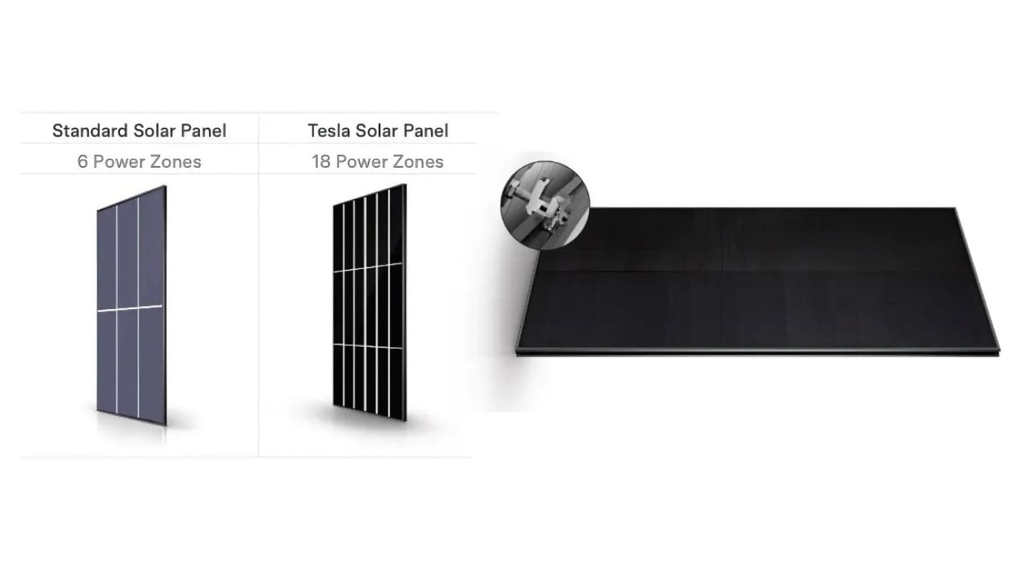 Solární panely Tesla druhé generace | Zdroj: Tesla