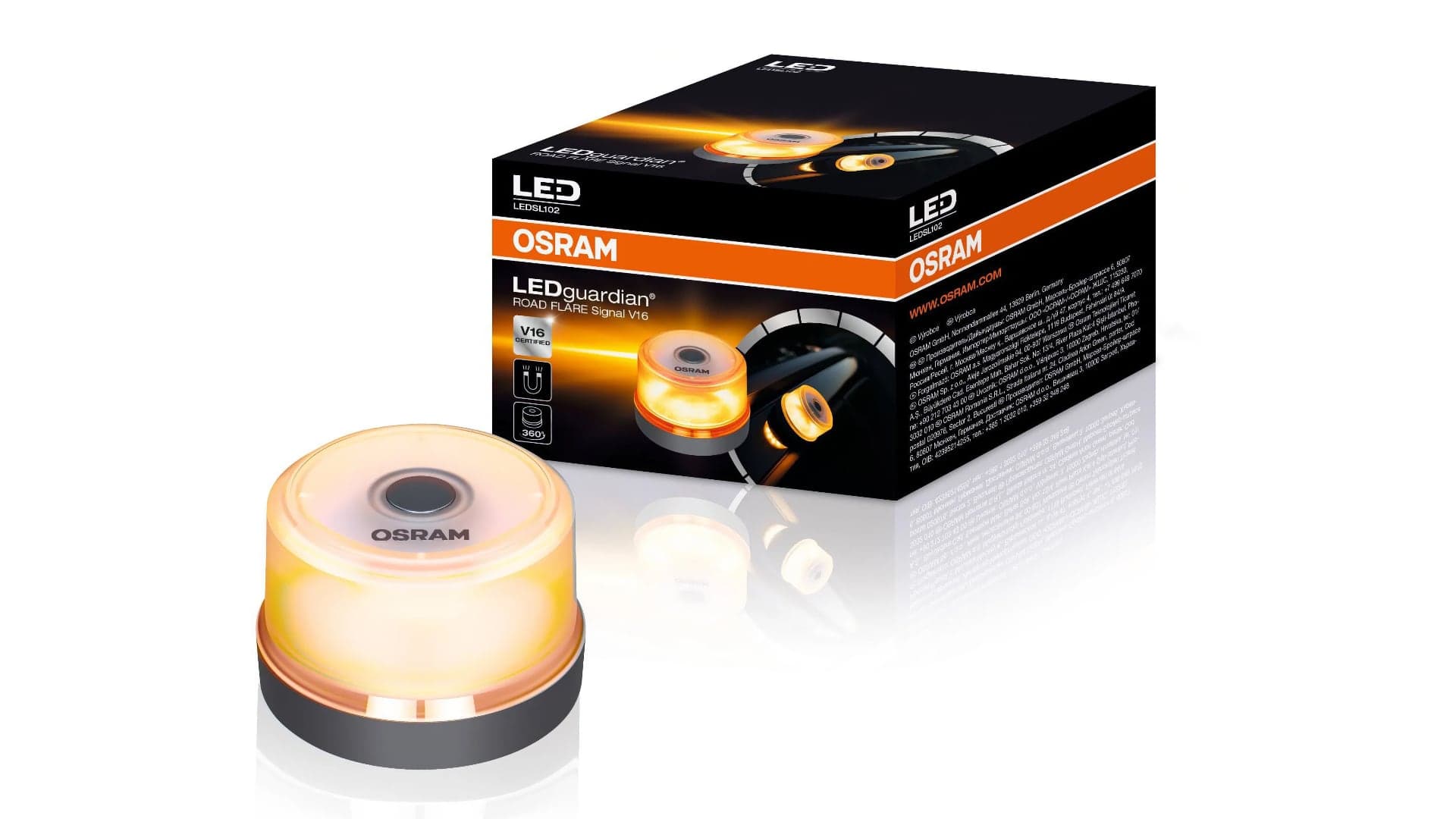 Maják OSRAM LEDguardian Road Flare Signal V16 | Zdroj: Alza