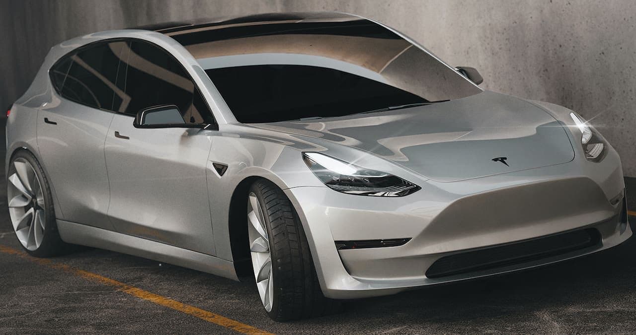 Kompaktní SUV Tesla (fanouškovský render) | Zdroj: Teslarati