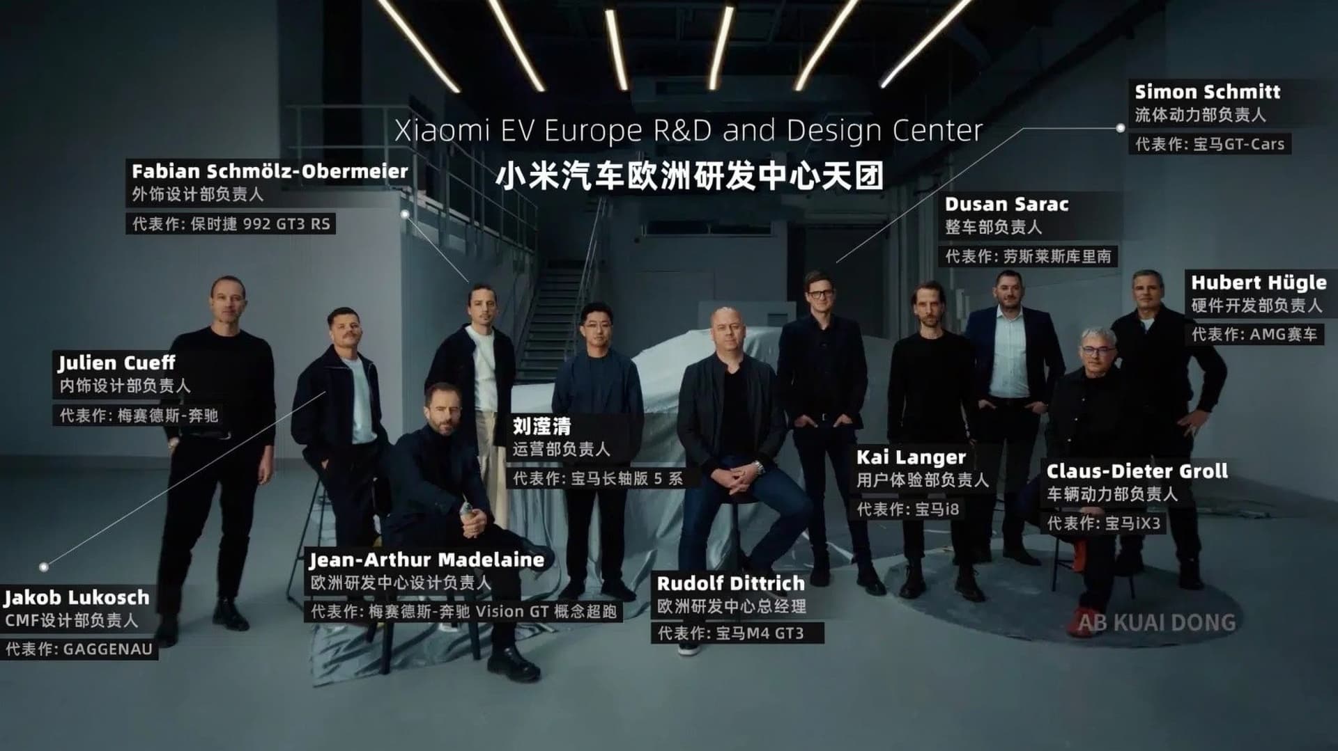 Xiaomi získalo do svého vývojového týmu odborníky z evropských automobilek | Zdroj: Xiaomi