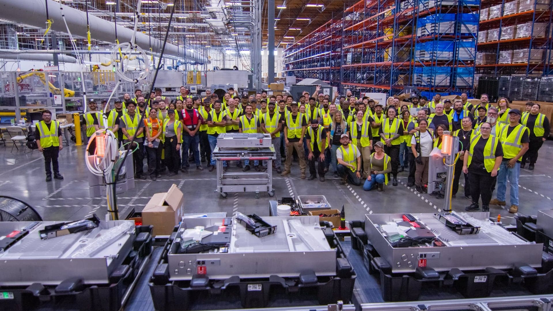 Výroba Tesla Powerwall v Gigafactory v Nevadě | Zdroj: Tesla