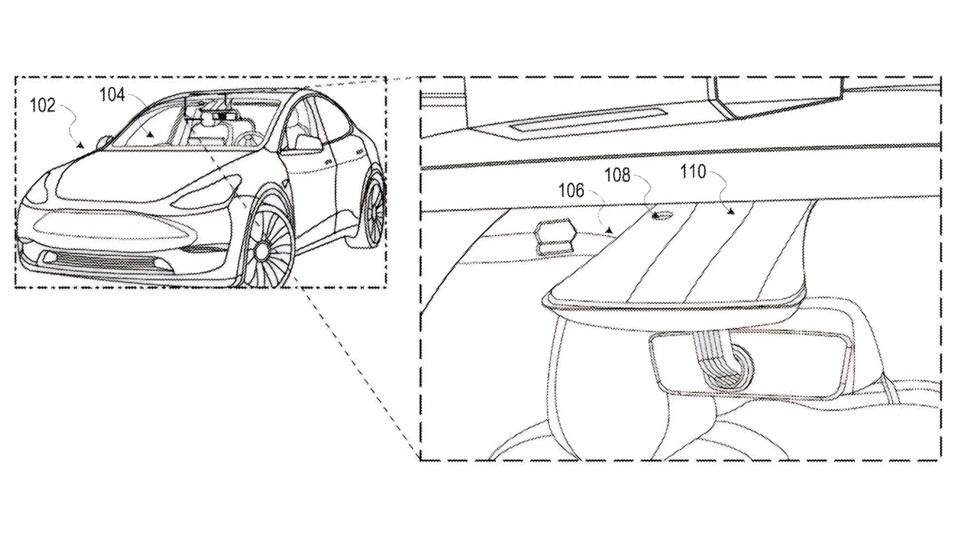 Patent Tesly řeší vznik povlaku, který brání kamerám ve výhledu | Zdroj: Not a Tesla App