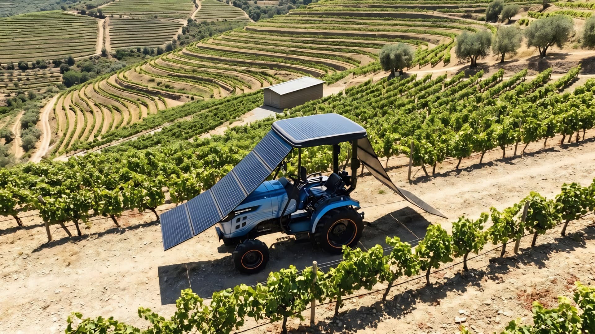 Elektrický solární traktor Moonrider 27 | Zdroj: GoSun