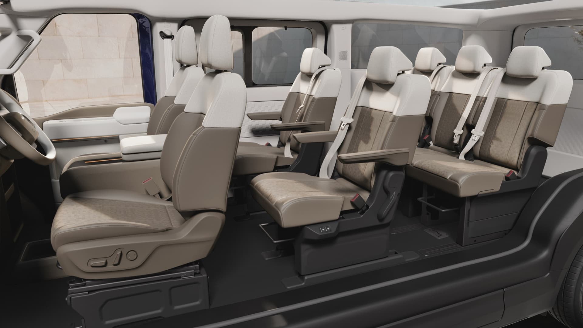 Kia PV7 Passenger, interiér | Zdroj: Kia