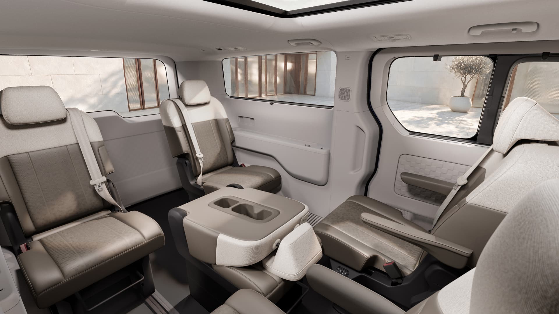 Kia PV7 Passenger, interiér | Zdroj: Kia