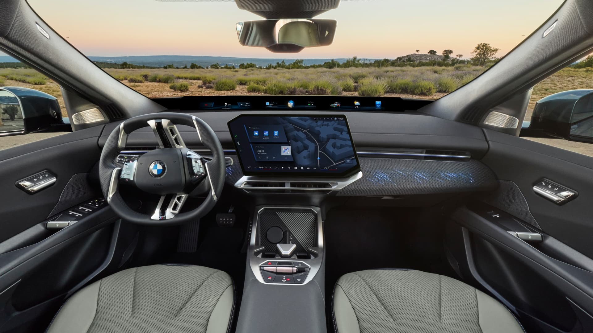 BMW iX4, interiér | Zdroj: BMW