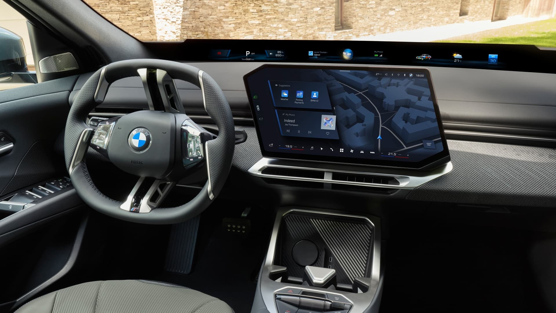 BMW iX4, interiér | Zdroj: BMW