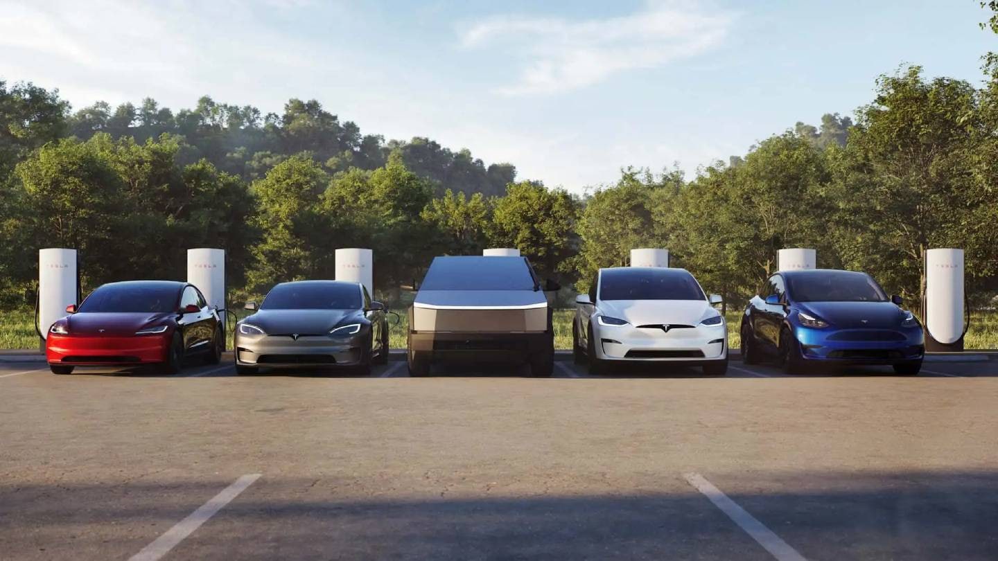 Kompletní lineup modelů Tesla | foto: Tesla