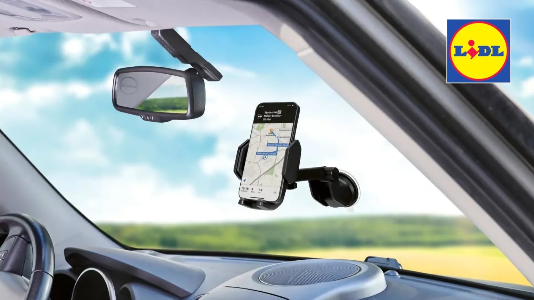 Držák na mobil do auta | foto: Lidl
