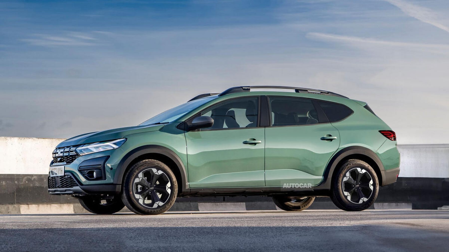 Uniklý render připravovaného kombi Dacia C-Neo | Zdroj: Autocar