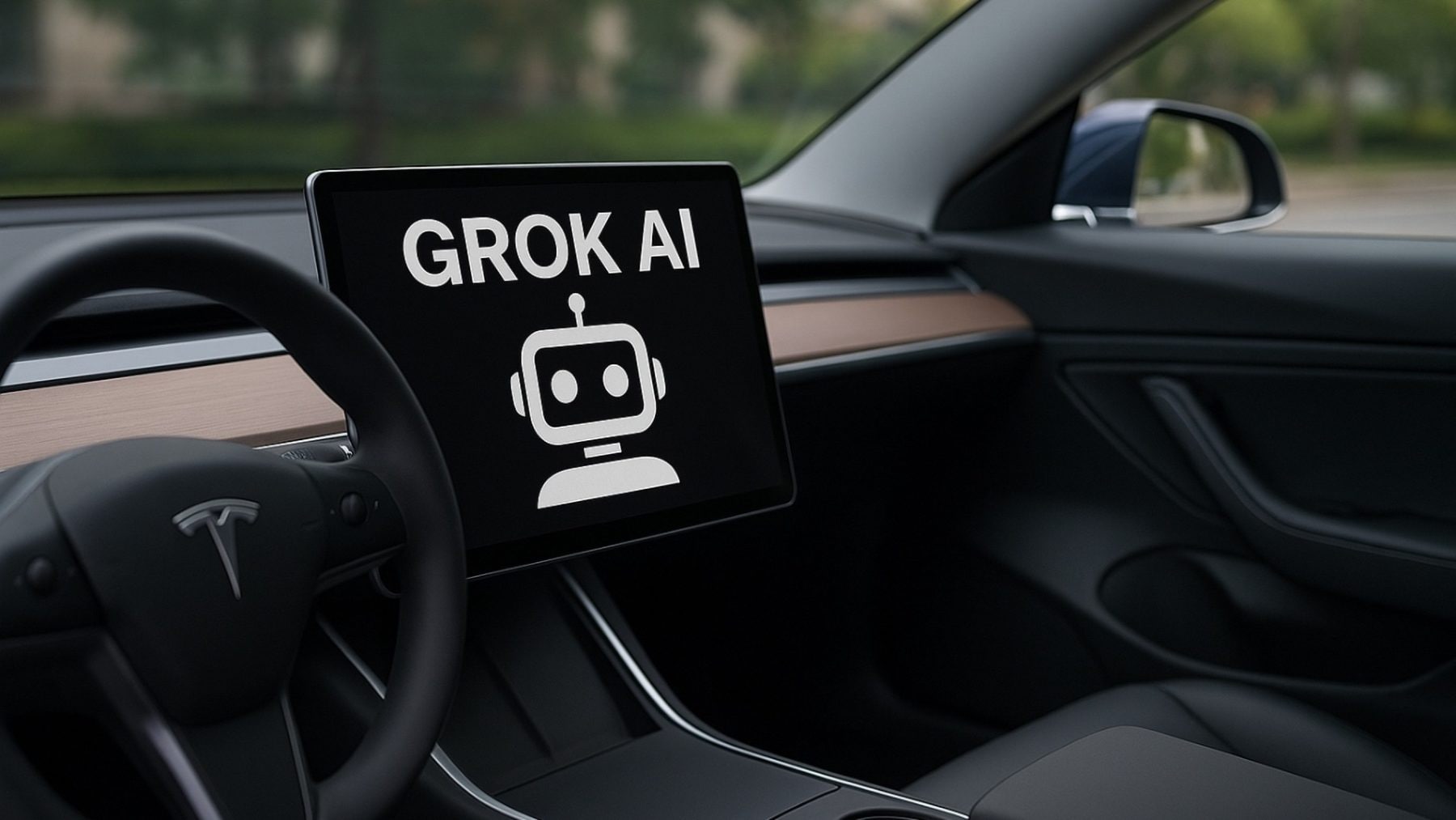 Grok AI v Tesle | Zdroj: Roman Macháč