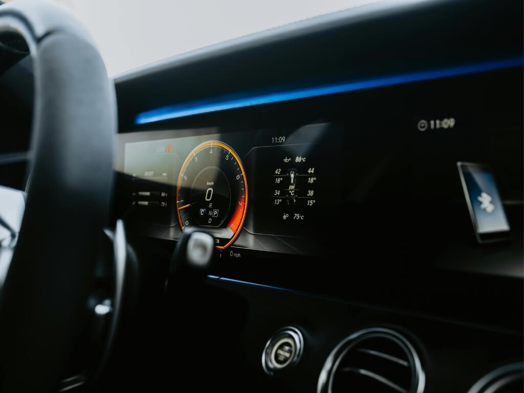 Infotainment v elektrovozidle | Zdroj: Pexels