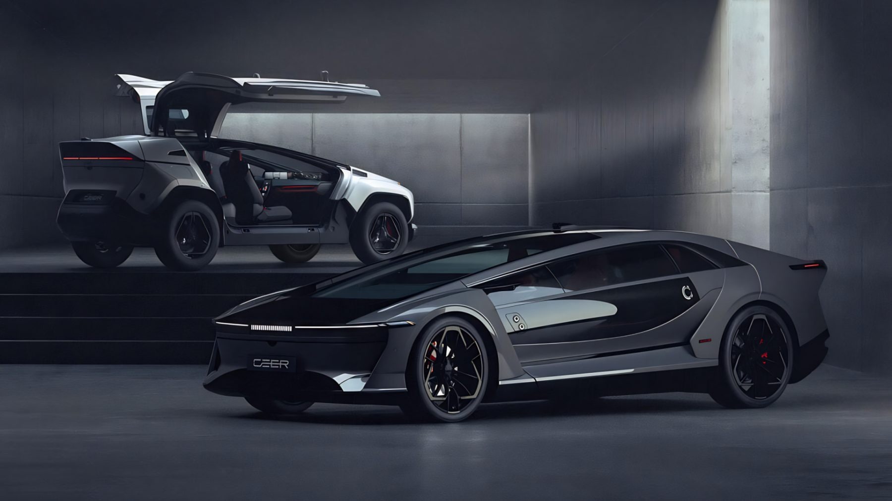 Ceer Exobot Sedan a SUV | Zdroj: Ceer