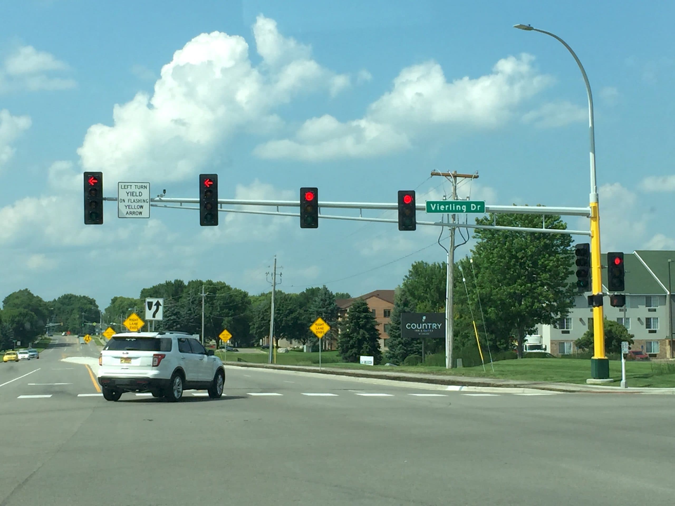 Křižovatka řízení světelnými signály