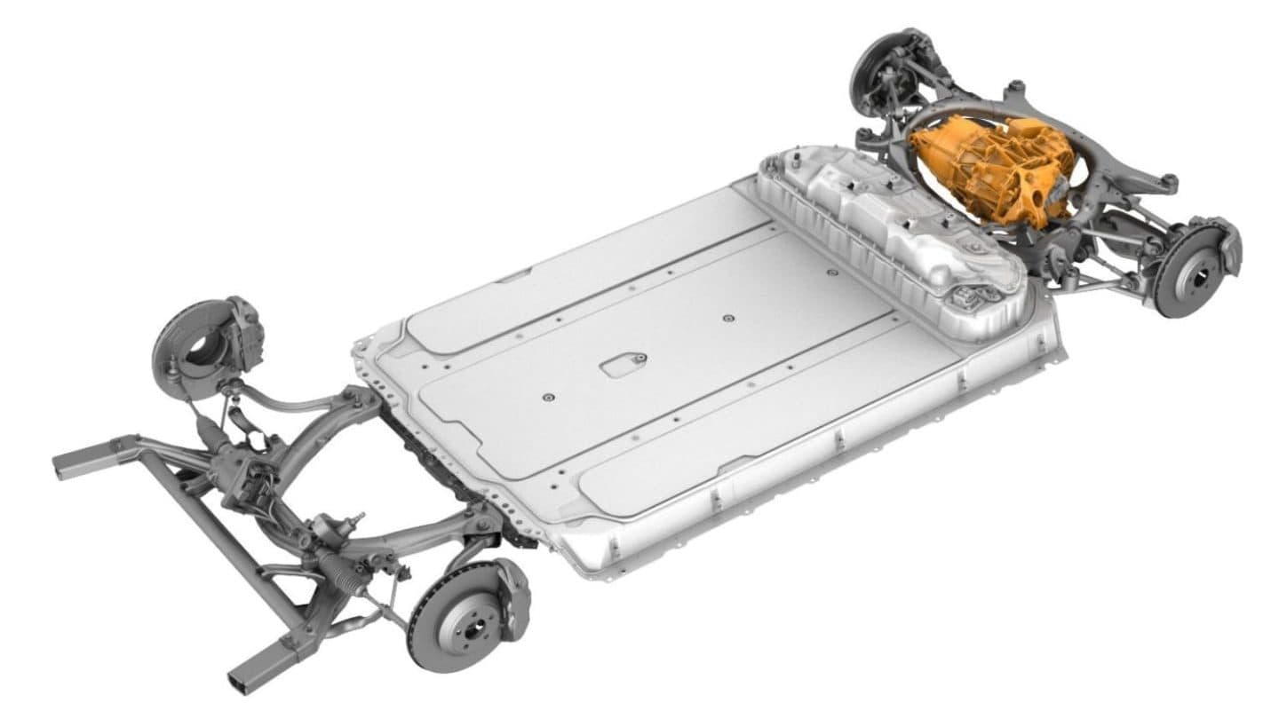 Elektromobily Tesla mají baterie umístěné v podvozku | foto: Tesla