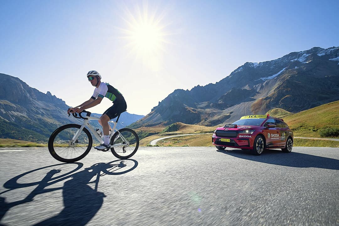 Škoda Enyaq iV na Tour de France