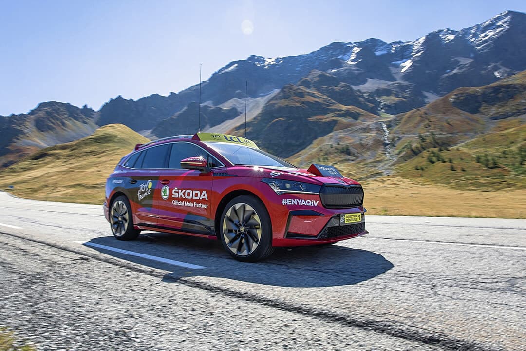 Škoda Enyaq iV Sportline verze pro Tour de France